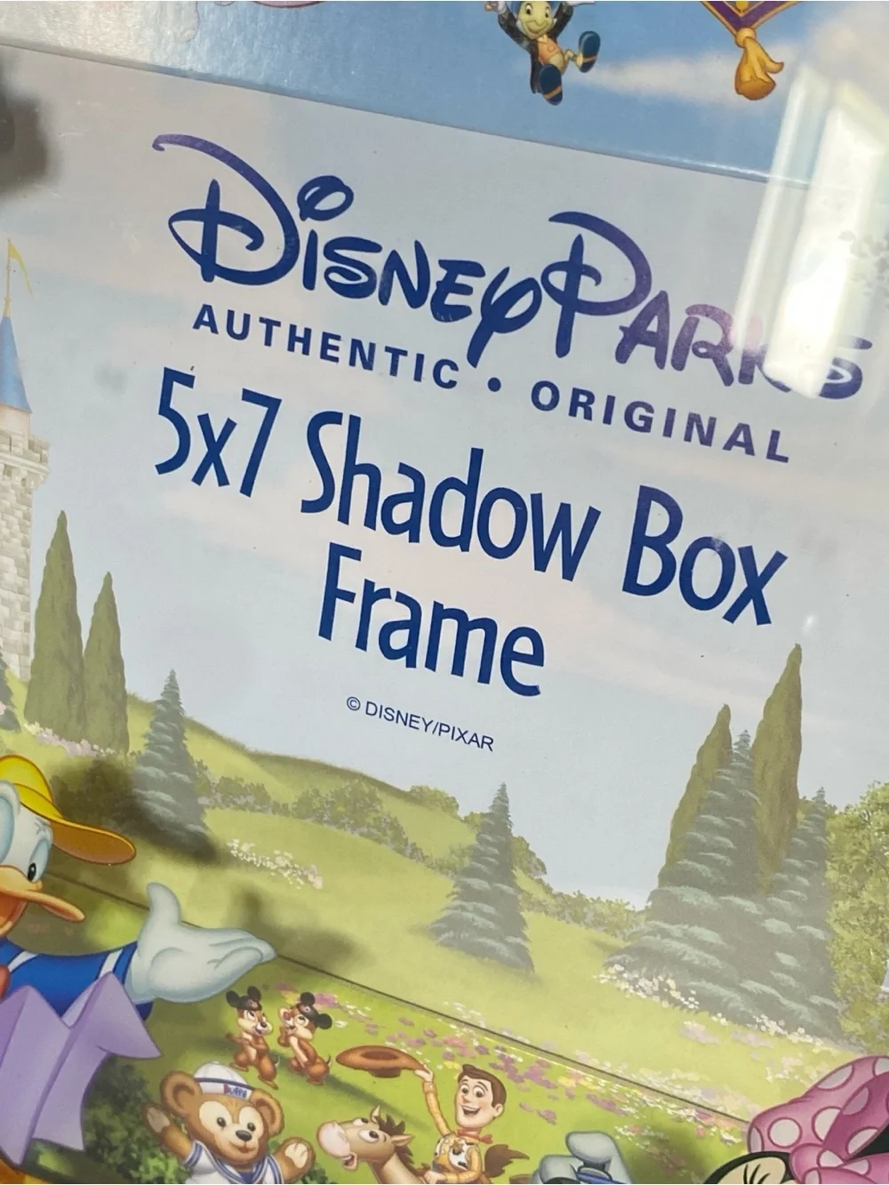 DisneyParks Shadow Box 5x7 Picture Frame Storybook Mickey & Friends Pixar